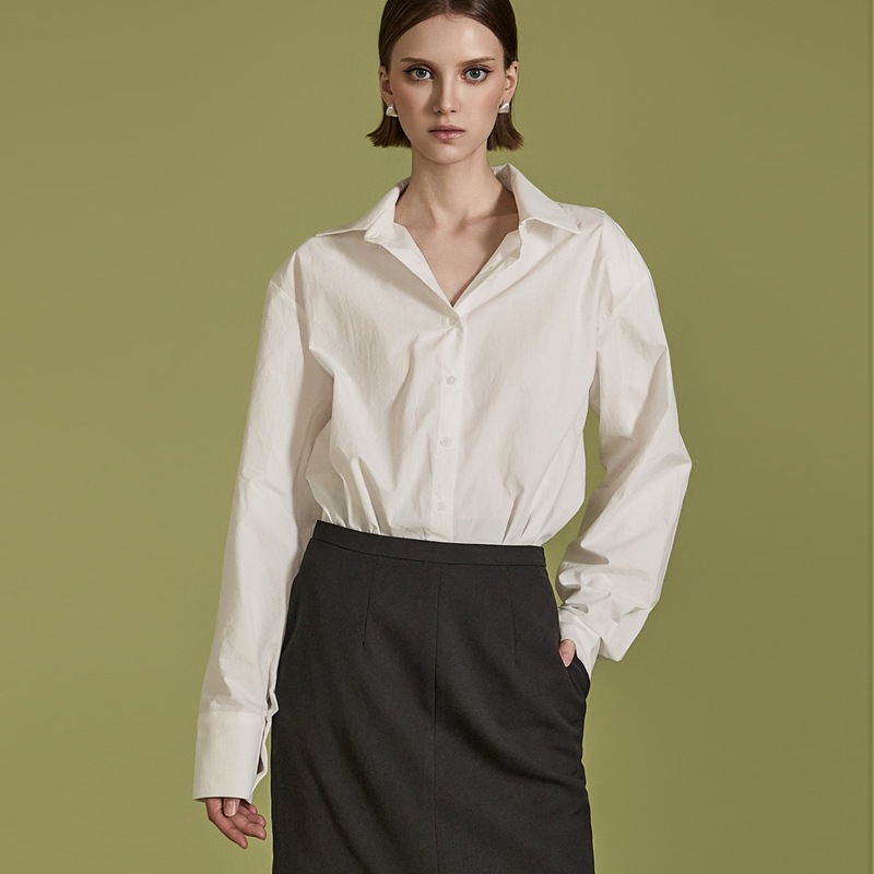 S699 ロールアップ パッド シャツ