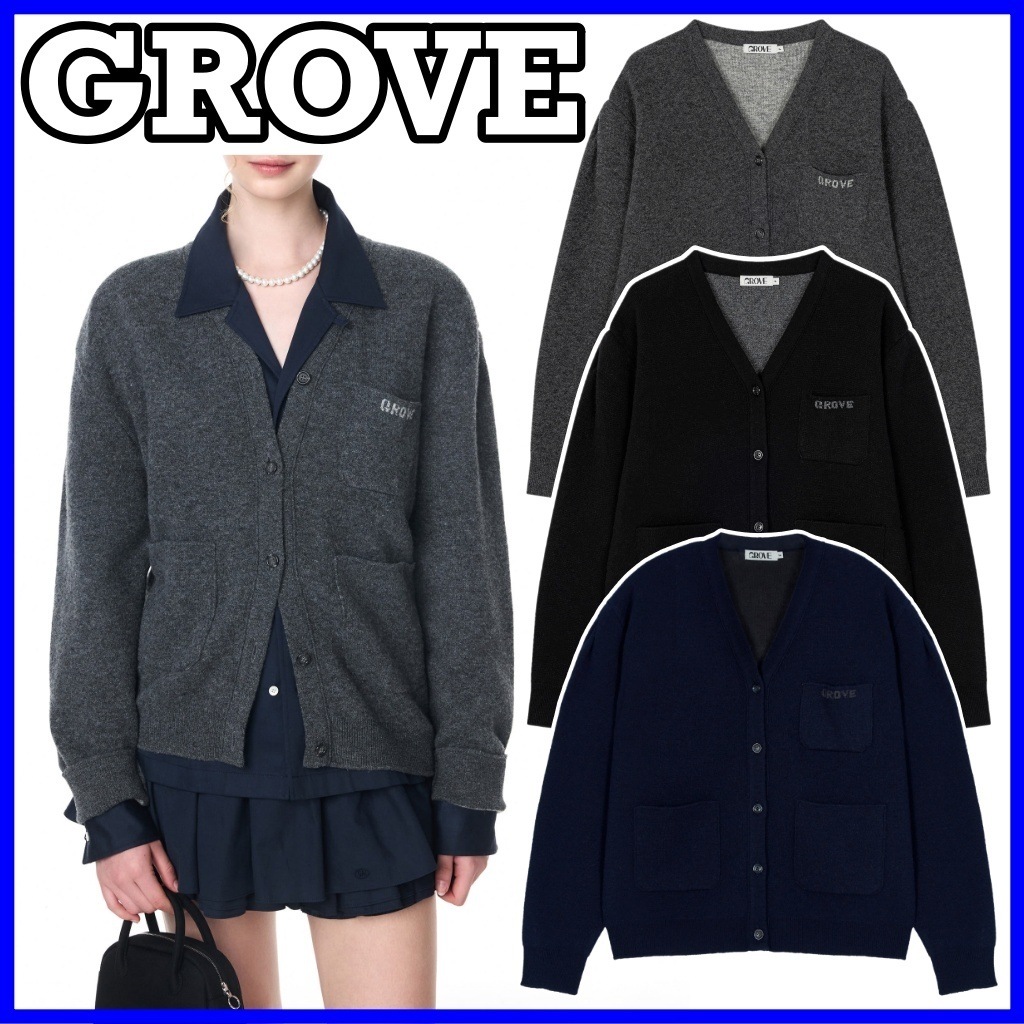 CLUE V-NECK CARDIGAN