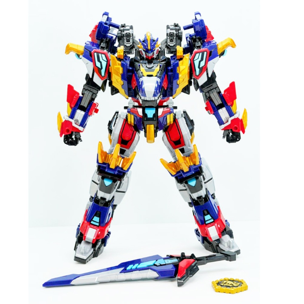 ミニフォース・レクカイザーは恐竜と車が合体してロボットに変形する 32cm x19cm x37cm [並行収入]