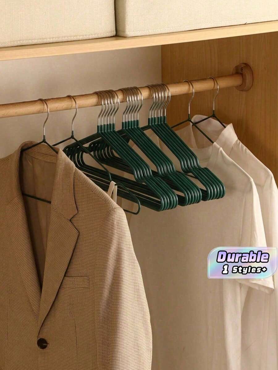 40/100個入り ノンスリップ ディップ加工プラスチック製洋服ハンガーモランディカラースキーム上質な家庭用洋服ハンガー