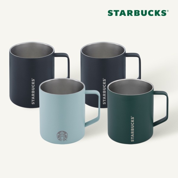 【Starbucks】 SS デビ マグ 414ml 4P (ミント/グリーン/ブラック2P)韓国スタバ (韓国は付属しません) (韓国は付属しません) (韓国は付属しません) (韓国は付属しません)
