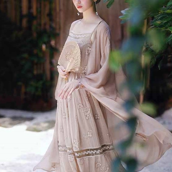 レースギャザーキャミワンピース ワンピース ドレス ドレス 二次会 結婚式 大人 上品 入園式 卒業式 入学式 OL レディース ロング丈 長袖 レース 秋 冬
