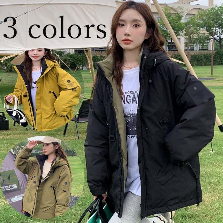 S-2XLまで 学生 体型カバー 韓国風 ダウンジャケット OL ショット丈 通勤 ショットジャケット 厚手 ダウンコート 中綿コート 防寒着 防寒 30代 着痩せ あったか 上品 40代 秋冬 コ
