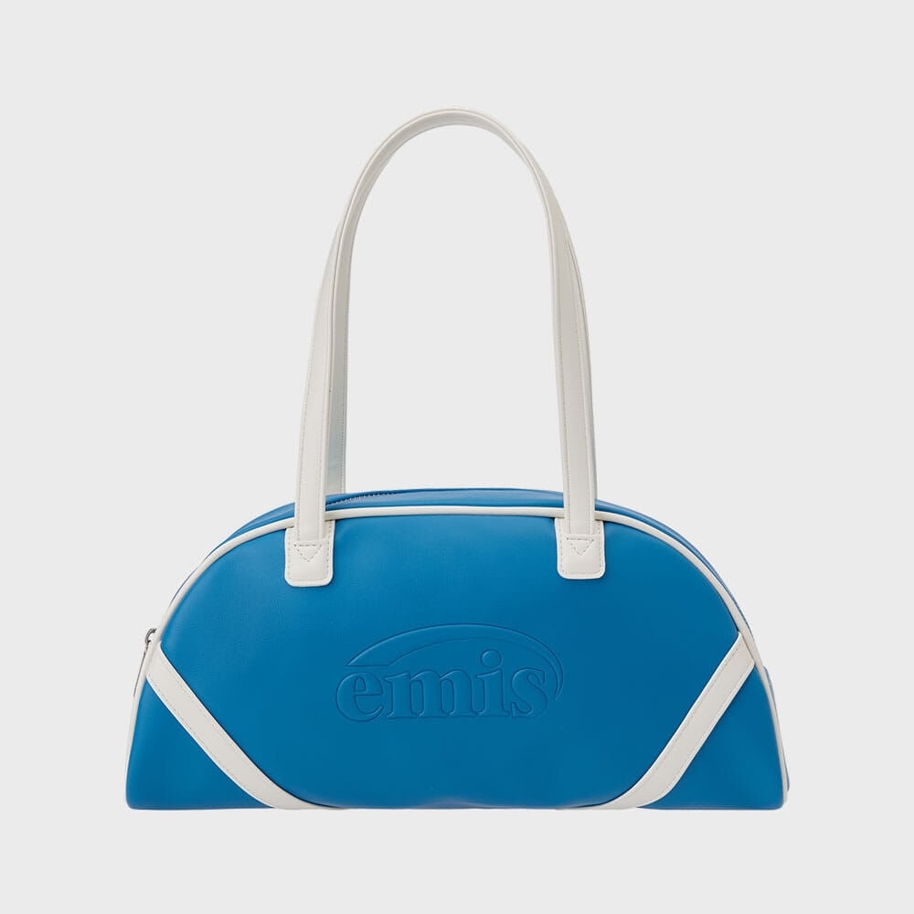 IMIS ワイドビンテージトートバッグ-ブルー