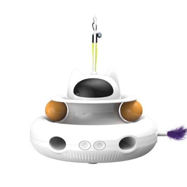 猫 おもちゃ 電動 猫じゃらし 充電式 猫おもちゃ 自動猫のおもちゃ 猫用電動おもちゃネコ 猫遊び用品 ストレス解消 猫の