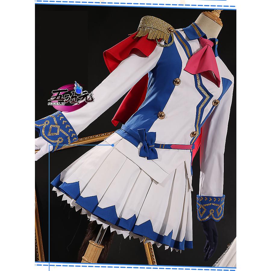 【即納】江南猫次　ウマ娘　トウカイテイオー　勝負服　コスプレ　衣装　ウィッグ　耳　尻尾　靴