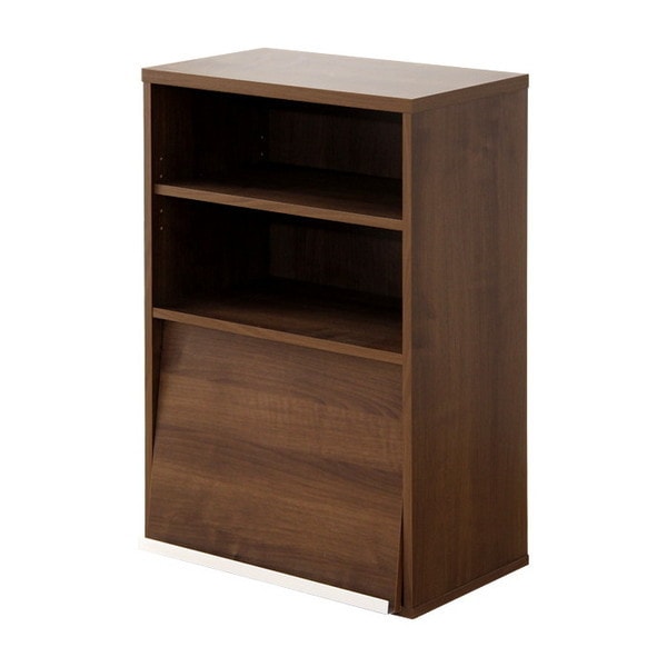 ホームテイスト DS60-F1 【DEALS-ディールズ-】 フラップ扉1枚タイプ ウォールナット メーカー直送