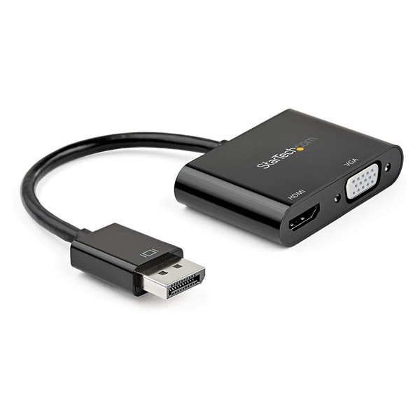 DP2VGAHD20 ブラック [DisplayPort-HDMI/VGA 変換アダプタ 4K/60Hz対応]