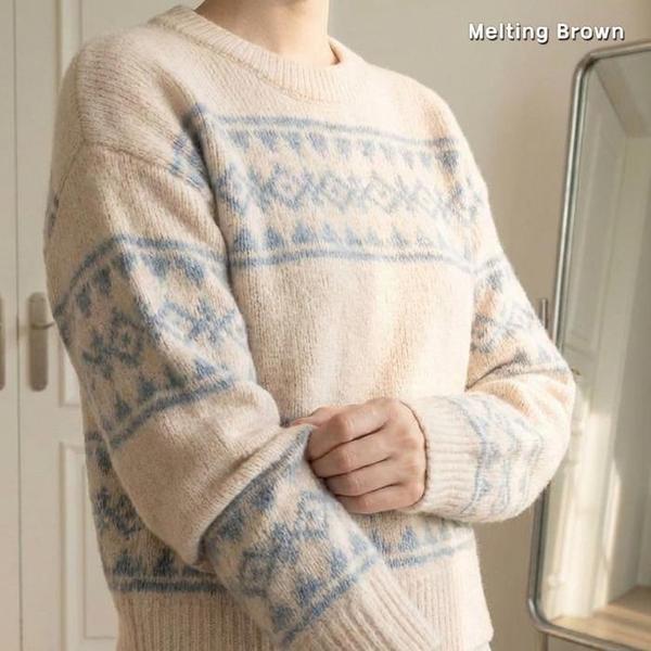 女性用冬ルーズフィットニットセーター PR26