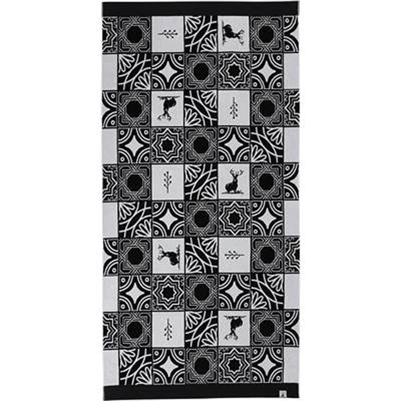 ビッグジャガードタオルモロッカンタイルパターン キャンプ トレッキング ウェアアクセサリー (UD75)