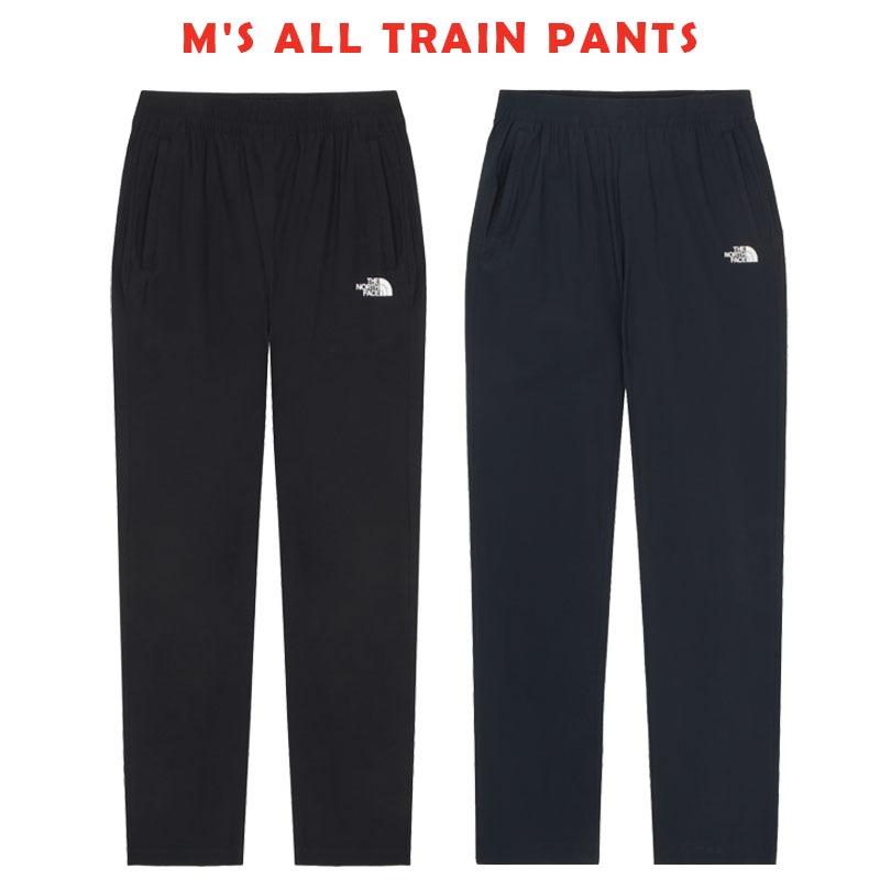 韓国正規品保証 関税負担なしNP6KR01A MS TRAIN PANTSデイリー 基本 着装 男子 女子 人気 韓国 ファッション 男女共用 アウトドア