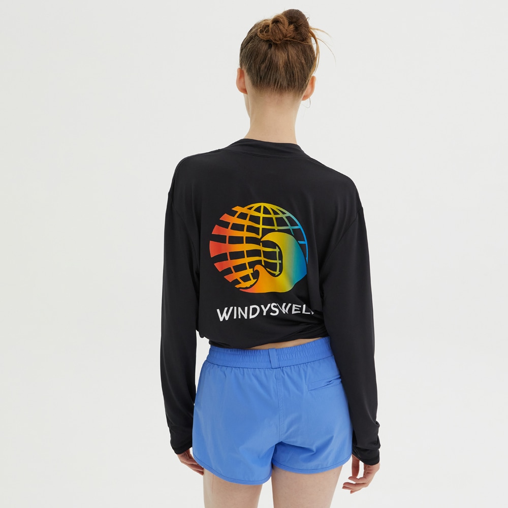 Windyswell Canova Zipup Rash Guard Beachwear Swimwear