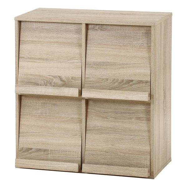 ディスプレイラック 4マス/オーク 73417 14,850円