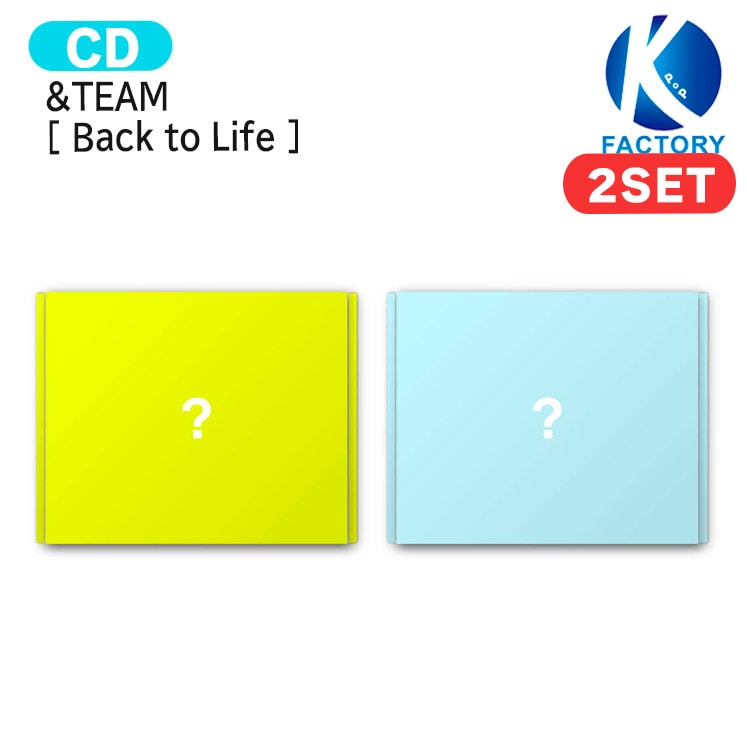 国内発送 &TEAM [ Back to Life ] 2種セット 1st Mini Album / 1次予約