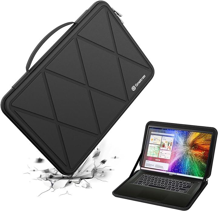 ハードEVA保護スリーブケース 16インチAcer Swift Edge Laptop - SFA16-41-R6YSに適用( Black, For Acer 16インチ（M85）)