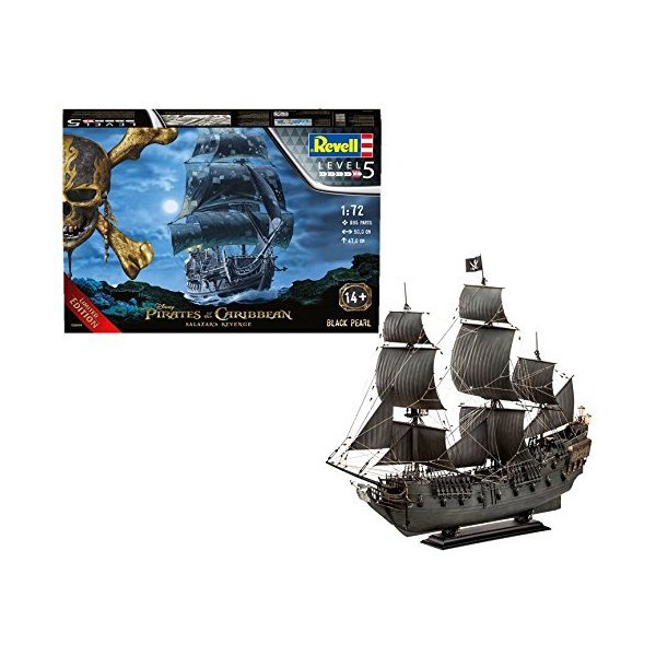 Revell 05699 Black Pearl Model Kit， 1:72 Scale， 50 cm， Multi-Color 並行輸入品