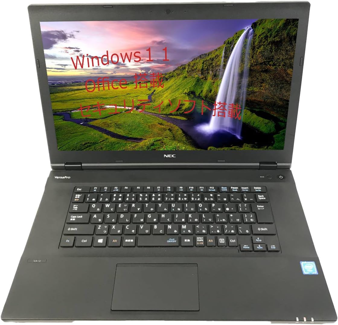 ノートパソコン windows11 VK16EA celeron 3855U-1.6GHZ メモリ8GB SSD 256GB【 大画面見やすい15インチoffice 2021】