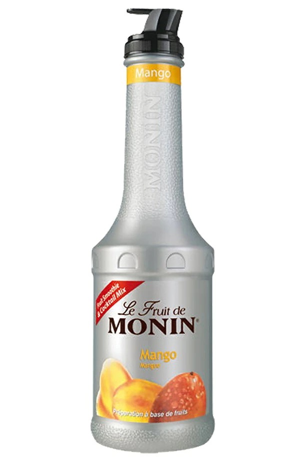 【送料無料】MONIN モナン マンゴー フルーツミックス ペット 1000ml 1L4本【ご注文は8本まで同梱可能】ノンアルコール シロップ