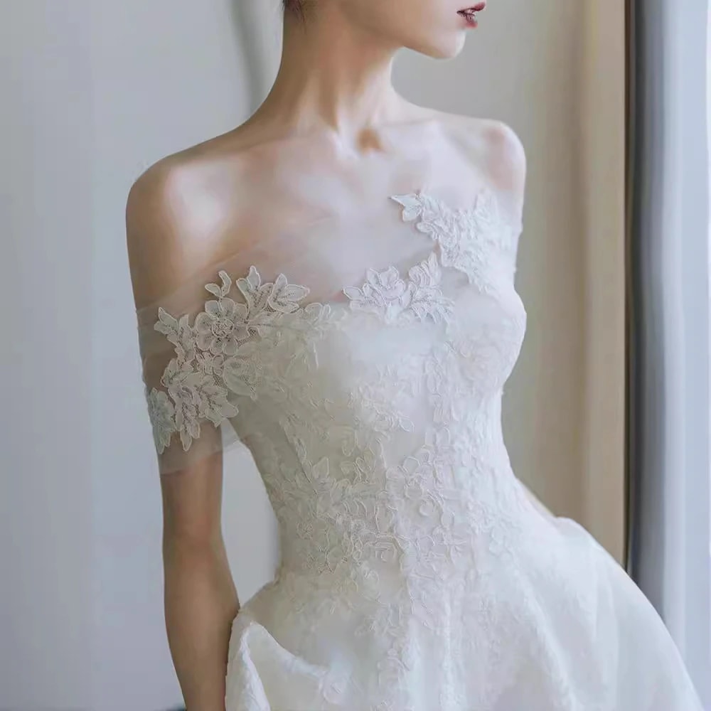 ドレス パーティー ワンピース おしゃれ ウエディングドレス シンプルイブニングドレス パーティードレス