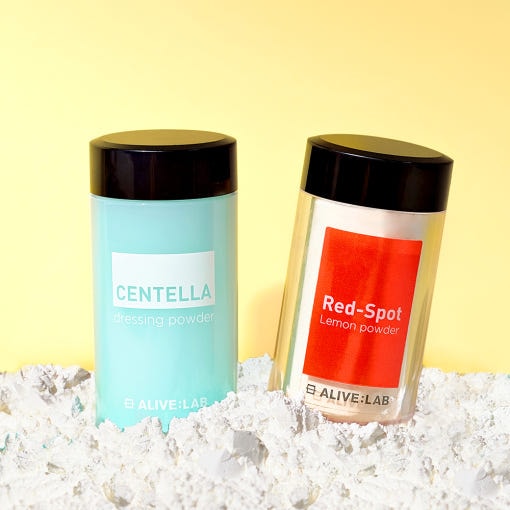 センテラ ドレッシング パウダー + レッド スポット レモン パウダー 8ml セット+マスクパックをプレゼント