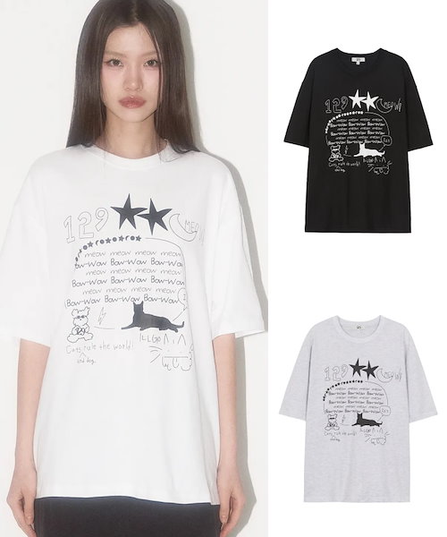 Tシャツ・カットソー ILLIGO lace heart dot t-shirt 5BMR0218 Qoo10 ILLIGO LACE HEART DOT ドット 半
