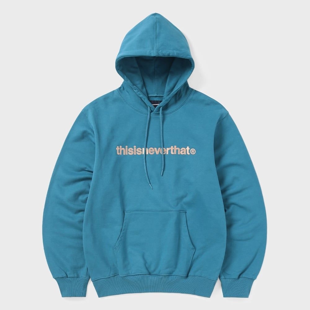 ディス・イズ・ネヴァー・ザット T-ロゴパーカーダークティール
