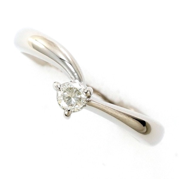PT900 プラチナ リング 指輪 5号 ダイヤ 0.11 総重量約2.2g ジュエリー 中古 20,880円