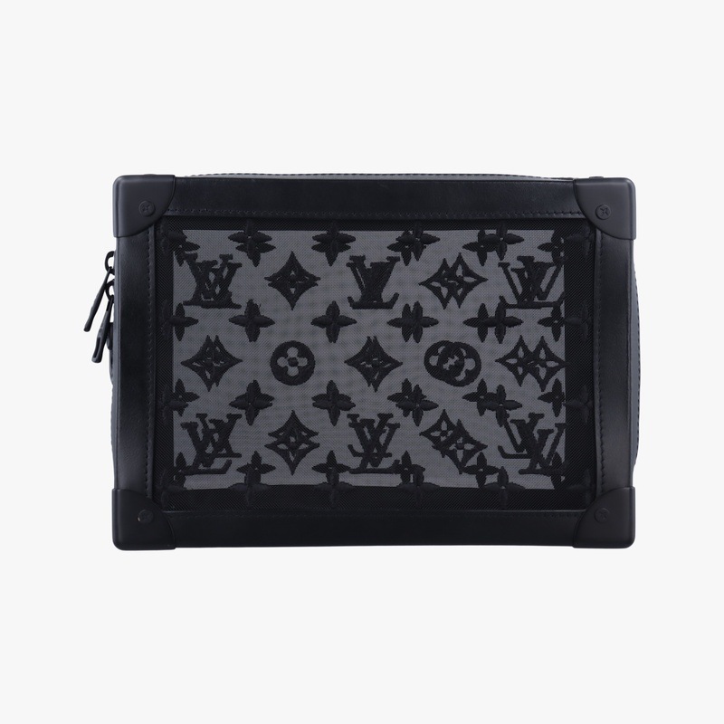 ソフトトランクノワールモノグラムメッシュ×カーフレザーM53964DU3109中古