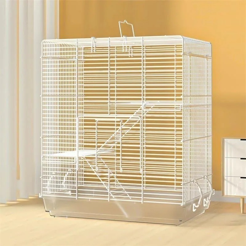 【即納】モモンガ ケージ 大きい 3階建て フェレット ケージ 大型 フクロモモンガ イージーホーム 縦長 小動物 快適 シマリス デグー ハムスター 飼育 持ち運び 網