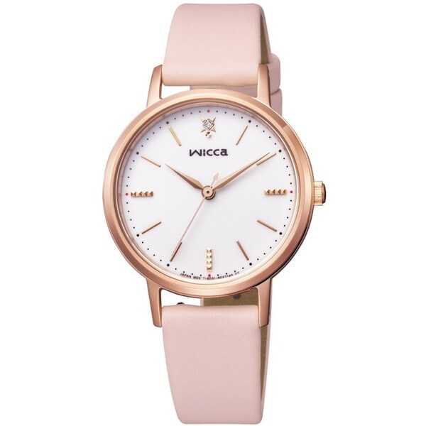 KP5-166-14 wicca (ウィッカ) ソーラーテック腕時計 (レディースウォッチ)