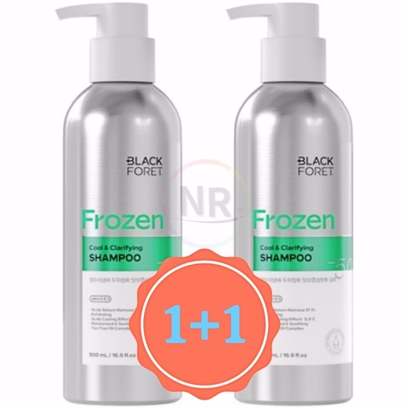 1+1 BLACK FORET 頭頂部の匂い 頭皮浄化シャンプー シトラスパシフィックリフレッシュの香り500ml