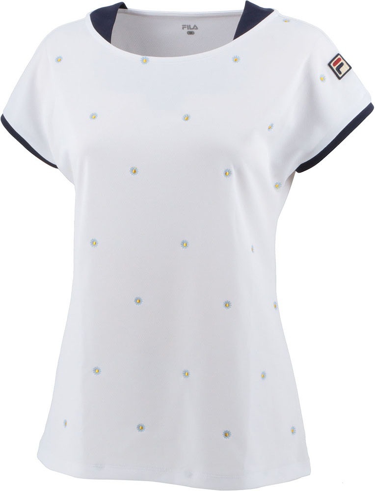 FILA(フィラ) FIL-VL2588-01-S ゲームシャツ（ホワイト・サイズ：S） FILVL258801S