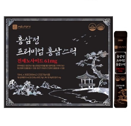 紅参精プレミアム紅参スティック 10ml x 30P / ジンセノサイド 61mg / 6年根 / 免疫力 / 韓国食品 / 健康 / 紅参