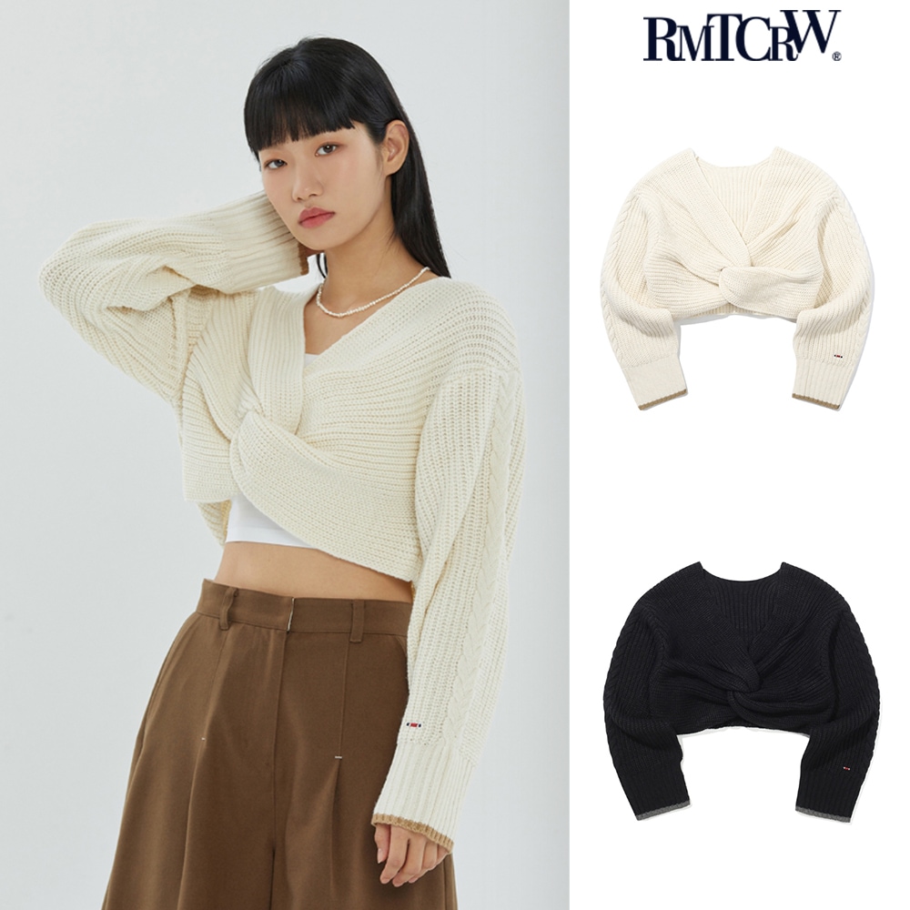 【ROMANTIC CROWN】 TWIST CABLE KNIT