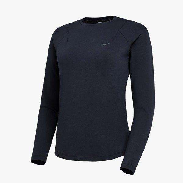 中丈レギュラーフィット ラウンドネック 女性 長袖Tシャツ PW3WT24F113