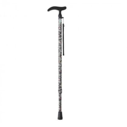 フジホーム ステッキ 杖 アクティブグレース伸縮S ブラック WB3757