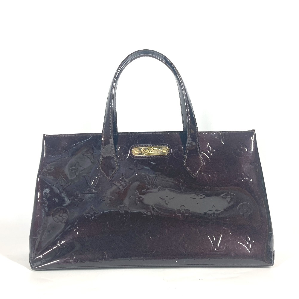 ハンドバッグ M93641 ウィルシャー PM モノグラムヴェルニ トートバッグ カバン モノグラムヴェルニ パープル系