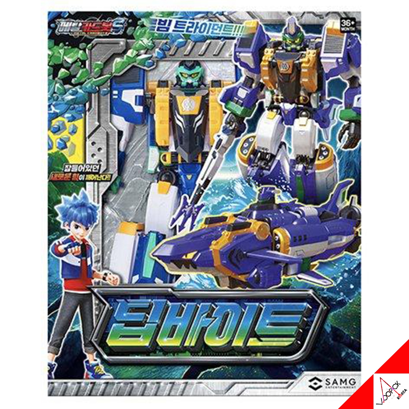 メタルカードボット S/シーズン2/ディープバイト/変身ロボット/韓国ロボット/海の無法者/潜水艦/フィギュア/ロッククラッシュ友人/新型/正品/2025