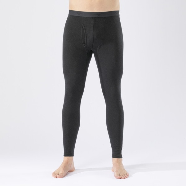 MIZUNO ミズノ 発熱素材 ブレスサーモアンダーウエア 厚手ウール for 極寒 ロングタイツ 前開き 2023年モデル メンズ ブレスサーモ C2JBA60109