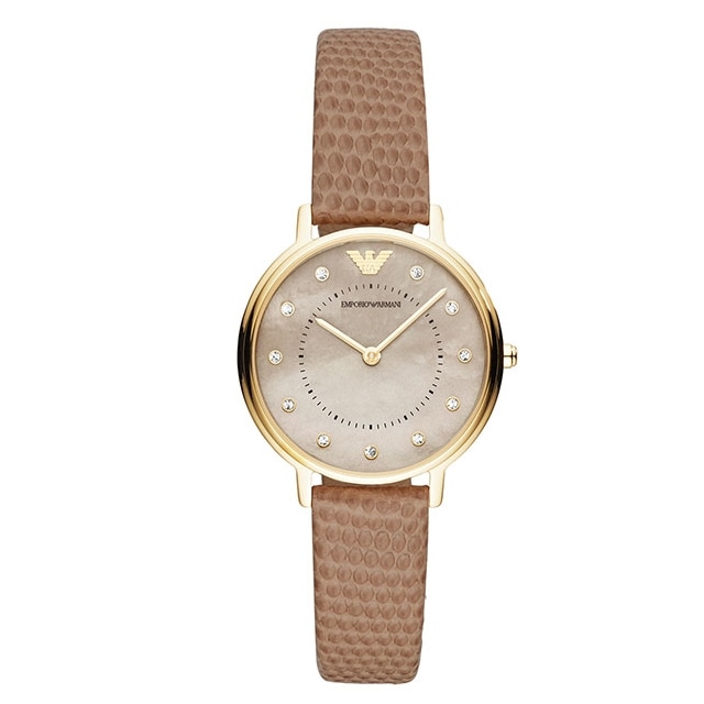 [100%純正品]エンポリオアルマーニ 婦人用 腕時計 / 専用BOX取扱説明書兼国際保証書