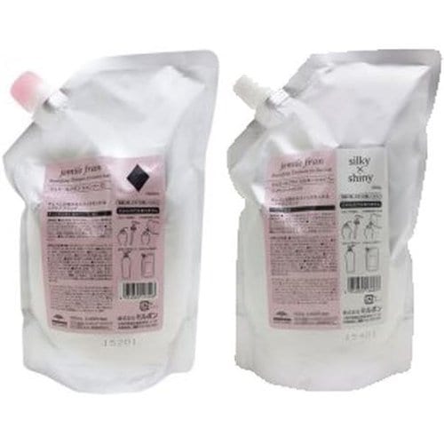 ミルボン ジェミールフラン シャンプー ダイヤ D 1000ml + トリートメント シルキーシャイニー 1000g 詰替用セット