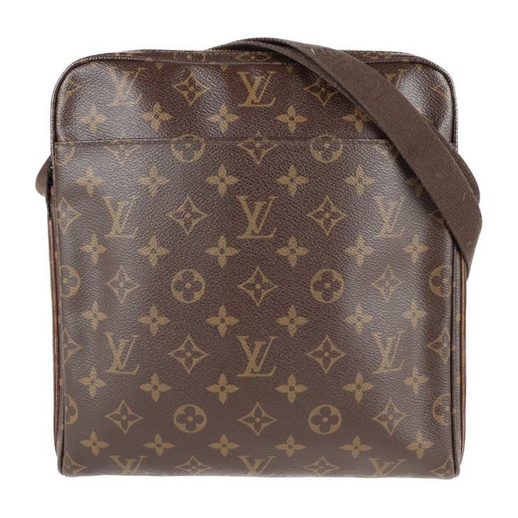 LOUIS VUITTON ルイ ヴィトン ショルダーバッグ M97037 サック アド ボスフォール モノグラム PVC レザー ブラウン ビトン【本物保証】