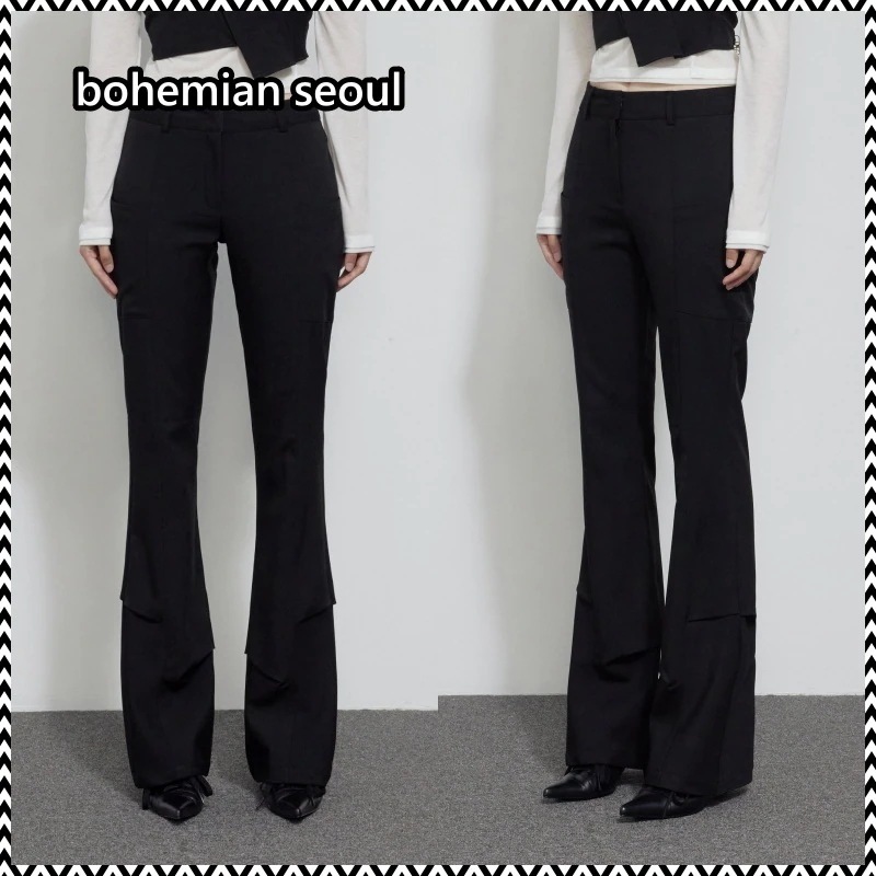 bohemian seoul SIDE POCKET BOOTCUT SLACKS