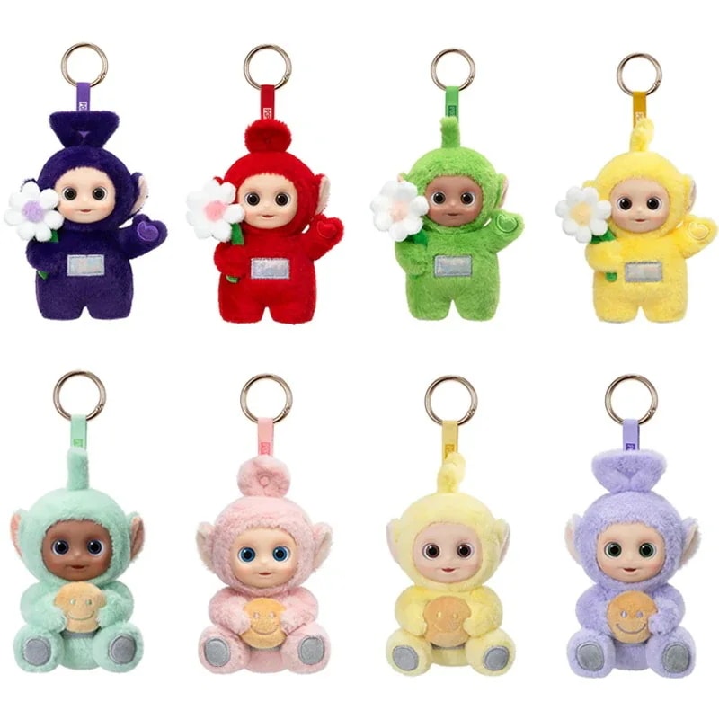 公式正規品POP MART Teletubbies "Say Hello" Series Figures ぬいぐるみペンダント ぬいぐるみキーチェーン ガチャポン ブラインドボックスサプライズギフト