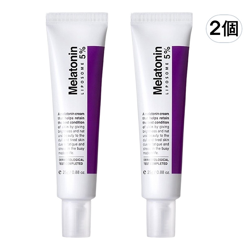 タイム リターン Melatonin クリーム 25g x 2個 (鎮静/弾力/保湿/栄養/活力/光彩/しわ防止)