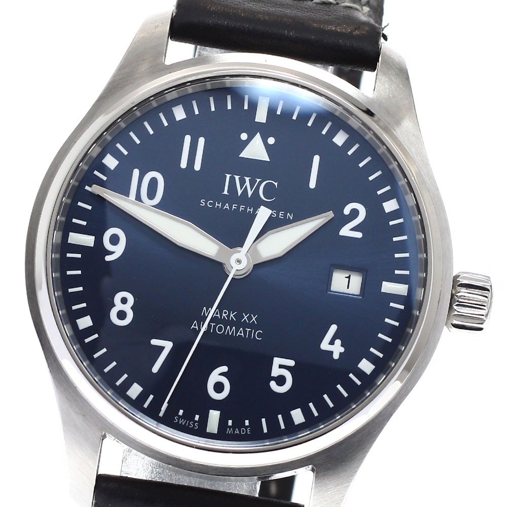 IWC IWC SCHAFFHAUSEN IW328203 パイロットウォッチ マークXX デイト 自動巻き メンズ 保証書付き_960904【中古】