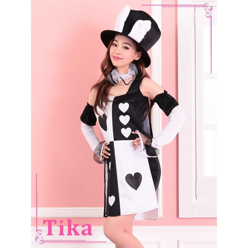 バレンタイン コスプレ 衣装 4点 ワンダーランド ラビット コスチューム ウサギ ハロウィン 8,224円