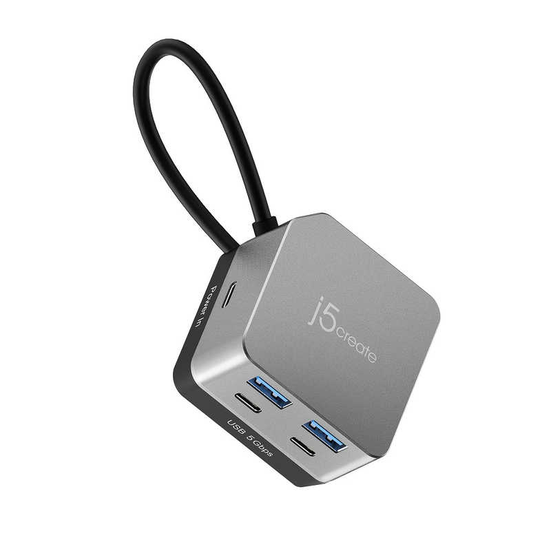 J5　USB-C フレキシブルポート搭載 4K/144 HDMI 6-in-1 マルチハブ ［USB Power Delivery対応］　JCD361