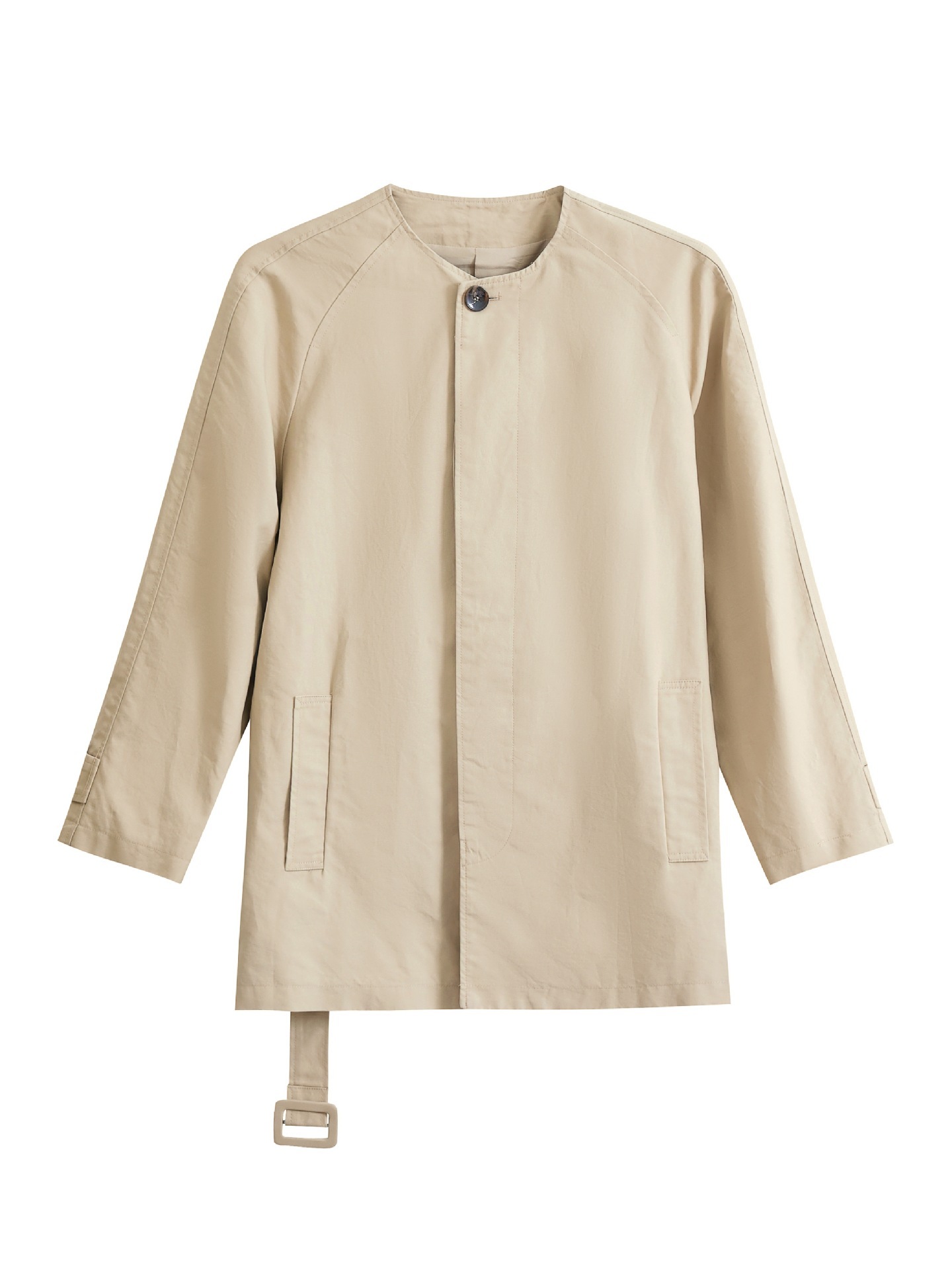 本物のショートウインドブレーカージャケット女性小柄春秋新和風作業服スタイルウエスト気質コート