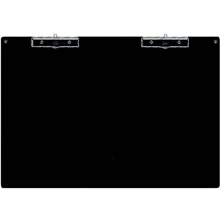 （まとめ買い）ライオン事務器 アート用箋挟 クリップボード A2ヨコ 黒 No.71 A2判S型 140-12 [x3]